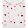 Little Me Clothes for Baby Girls’ 100% Cotton Active Set, Pull on Pants and Sweater, 3 Months to 12 Months(Peony Pink Hearts)