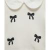 Little Me Clothes for Baby Girls’ 100% Cotton Active Set, Pull on Pants and Sweater, 3 Months to 12 Months(White/Black)