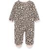 Little Me Clothes for Baby Girls’ 100% Cotton Scratch-Free Tag Footie Sleeper, Preemie to 9 Months(Multi)