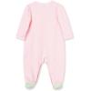 Little Me Clothes for Baby Girls’ 100% Cotton Scratch-Free Tag Footie Sleeper, Preemie to 9 Months(Pink)