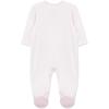 Little Me Clothes for Baby Girls’ 100% Cotton Scratch-Free Tag Footie Sleeper, Preemie to 9 Months(Pink Pups)