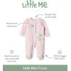 Little Me Clothes for Baby Girls’ 100% Cotton Scratch-Free Tag Footie Sleeper, Preemie to 9 Months(Sweet Kitties)