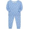 Little Me Clothes for Baby Girls’ 2-Pack Pajama Set, 2 Long Sleeve Tops and 2 Bottoms, 12 Months – 4Toddler(Icy Pink/Serenity)