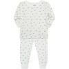 Little Me Clothes for Baby Girls’ 2-Pack Pajama Set, 2 Long Sleeve Tops and 2 Bottoms, 12 Months – 4Toddler(Multi/Whisper White)