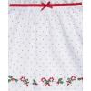 Little Me Clothes for Baby Girl’s 3-Pc Christmas Holiday Holly Headband, Tunic, and Coordinating Legging Set, 3 to 24 Months(Holly White)