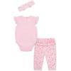 Little Me Clothes for Baby Girls’ Bodysuit, Pant, and Headband Set, 3-12 Months