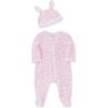Little Me Clothes for Baby Girls’ Easter Footie and Hat Set, 0-9 Months