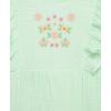 Little Me Clothes for Baby Girls’ Gauze Bubble Romper and Headband Set, 3-12 Months(Green)