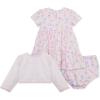 Little Me Clothes for Baby Girls’ Knit Dress and Cardigan Sets, 12 Months – 4 Toddler(Rose Pink)