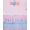 Little Me Clothes for Baby Girls’ Tutu Popover and Matching Headband Set, 3 Months to 12 Months(Lilac Snow)