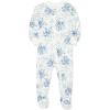 Little Me Clothes for Baby Girls’ Zip Front Bodysuit Sleepwear, 12 Months to 24 Months(Marshmallow)