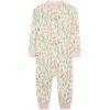 Little Me Clothes for Baby Girls’ Zip Front Pajama Footies, 12-24 Months(Marshmallow/Pink)