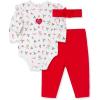 Little Me Clothes for Baby Boys’ and Girls’ Holiday Bodysuit Onesie and Pant Sets, 3 Months to 12 Months