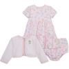 imageLittle Me Clothes for Baby Girls Knit Dress and Cardigan Sets 12 Months  4 ToddlerRose Pink
