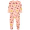 Little Me Clothes for Baby Girls’ Zip Front Bodysuit Sleepwear, 12 Months to 24 Months(Powder Pink)