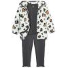 Little Me Baby Clothes for Baby Boy’s and Girl’s 3-Piece Sherpa Set, Jacket, Shirt and Pant Sets, 12 Months to 4 Toddler(Blue)