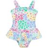 Little Me Baby-Girls Little Girls’ UPF 50+ Sun Protection One Piece Swimsuit(Leopard Multi)