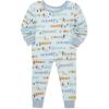 Little Me Clothes for Baby Boys’ 2-Pack Bamboo Pajama Set, 12 Months – 4Toddler(Ballad Bue/Blue Fog)