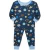 Little Me Clothes for Baby Boys’ 2-Pack Bamboo Pajama Set, 12 Months – 4Toddler(Insignia Blue/Placid Blue)