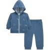 Little Me Clothes for Baby Boys’ Hoodie and Pant Set, 2-4 Toddler(Copen Blue Safari)