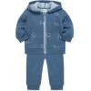 Little Me Clothes for Baby Boys’ Hoodie and Pant Set, 2-4 Toddler(Copen Blue Safari)