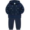 Little Me Clothes for Baby Boys’ Hoodie and Pant Set, 2-4 Toddler(Dress Blue Dino)