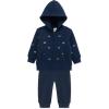Little Me Clothes for Baby Boys’ Hoodie and Pant Set, 2-4 Toddler(Dress Blue Dino)
