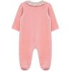Little Me Clothes for Baby Boys’ and Girls’ Velour Footie Sleeper Rompers(Quartz Pink/Multicolor)