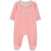 Little Me Clothes for Baby Boys’ and Girls’ Velour Footie Sleeper Rompers(Quartz Pink/Multicolor)