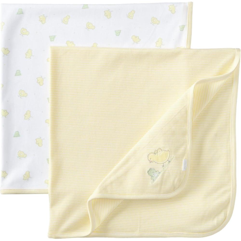 imageLittle Me UnisexBaby Newborn Chick 2 Pack Receiving Blanket