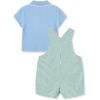 Little Me Clothes for Baby Boys’ 2-Piece Woven Shirt and Shortall Set, 3 Months to 24 Months