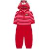 Little Me Clothes for Baby Gender Neutral Holiday Reindeer Bodysuit and Pant Set, 3 Months to 12 Months(Reindeer Christmas Red)