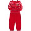 Little Me Clothes for Baby Gender Neutral Holiday Reindeer Bodysuit and Pant Set, 3 Months to 12 Months(Reindeer Red)