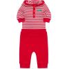 Little Me Clothes for Baby Gender Neutral Holiday Reindeer Bodysuit and Pant Set, 3 Months to 12 Months(Santa Red)