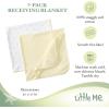 Little Me Unisex-Baby Newborn Chick 2 Pack Receiving Blanket