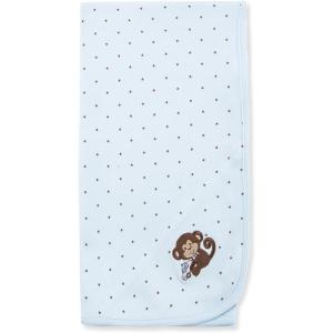 Little Me Blankets for Baby Boys’ Monkey Star Swaddling Receiving Blanket