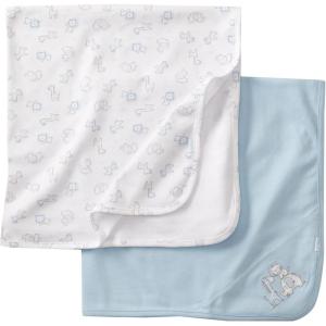 Little Me Unisex Baby 2-Pack Swaddling Receiving Blankets, Puppy Fun, One Size