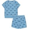 Little Me Clothes for Baby Boys’ Terry Short and Polo Shirt Set, 12 Months – 4 Toddler(Placid Blue)