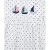 Little Me Clothes for Baby Girls’ 2-Pack Rompers, 3 Months – 12 Months(Pink Multi Sailboats)