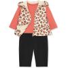 Little Me Clothes for Baby Girl’s and Baby Boy’s 3-Piece Jacket, Pant, and Vest Set, 0-12 Months
