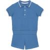 Little Me Simply Essential Solids 100% Organic Clothes for Baby Boys’ 2-Piece Short Set, 12 Months – 4 Toddler