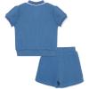 Little Me Simply Essential Solids 100% Organic Clothes for Baby Boys’ 2-Piece Short Set, 12 Months – 4 Toddler