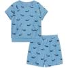 Little Me Clothes for Baby Boys’ Terry Short and Polo Shirt Set, 12 Months – 4 Toddler(Placid Blue)