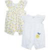 Little Me Clothes for Baby Girls’ 2-Pack Rompers, 3 Months – 12 Months(Yellow Lemons)