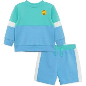 Little Me Clothes for Baby Boys’ 2-Piece Active Short Sets, 12 Months – 4 Toddler