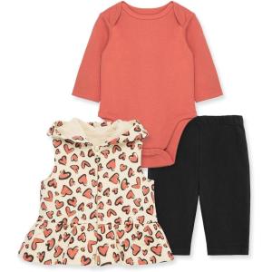 Little Me Clothes for Baby Girl’s and Baby Boy’s 3-Piece Jacket, Pant, and Vest Set, 0-12 Months