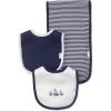 Little Me Boys’ 3-Piece Bib & Burp Cloth Set(Sailboats)