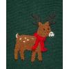 Little Me Clothes for Baby Boys’ and Girls’ Fall Cold Weather Sweater and Pant Sets, 3 Months to 4 Toddler(Green Deer)