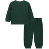 Little Me Clothes for Baby Boys’ and Girls’ Fall Cold Weather Sweater and Pant Sets, 3 Months to 4 Toddler(Hunter Green)