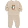 Little Me Clothes for Baby Boys’ and Girls’ Fall Cold Weather Sweater and Pant Sets, 3 Months to 4 Toddler(Sesame Bear)
